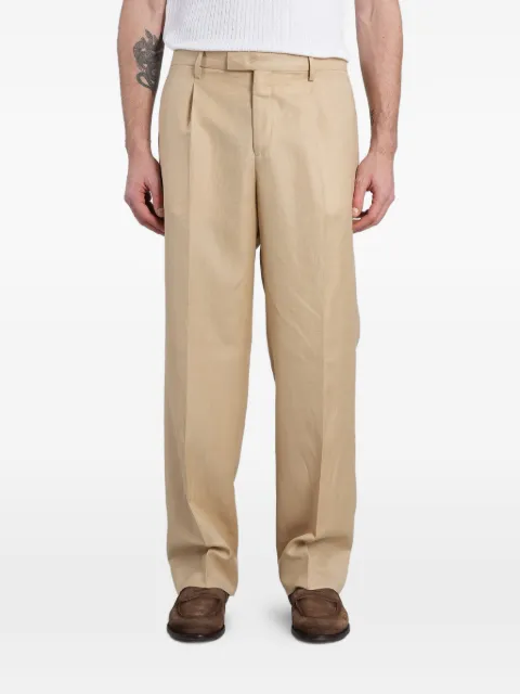 Briglia 1949 pleated straight-leg trousers
