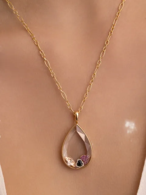 Loquet Black Eclipse diamond charm