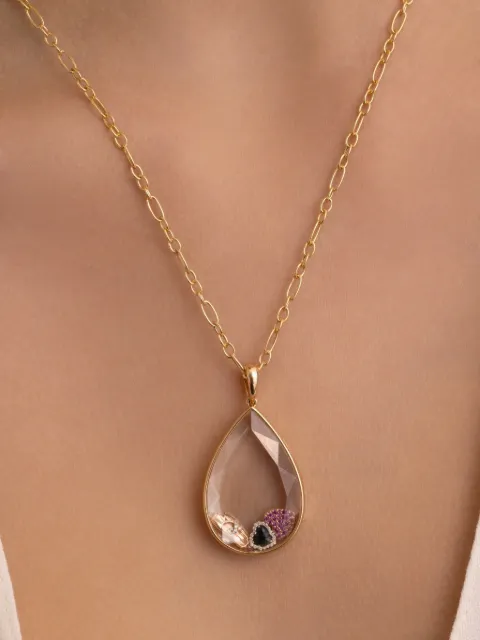 Loquet Black Eclipse diamond charm