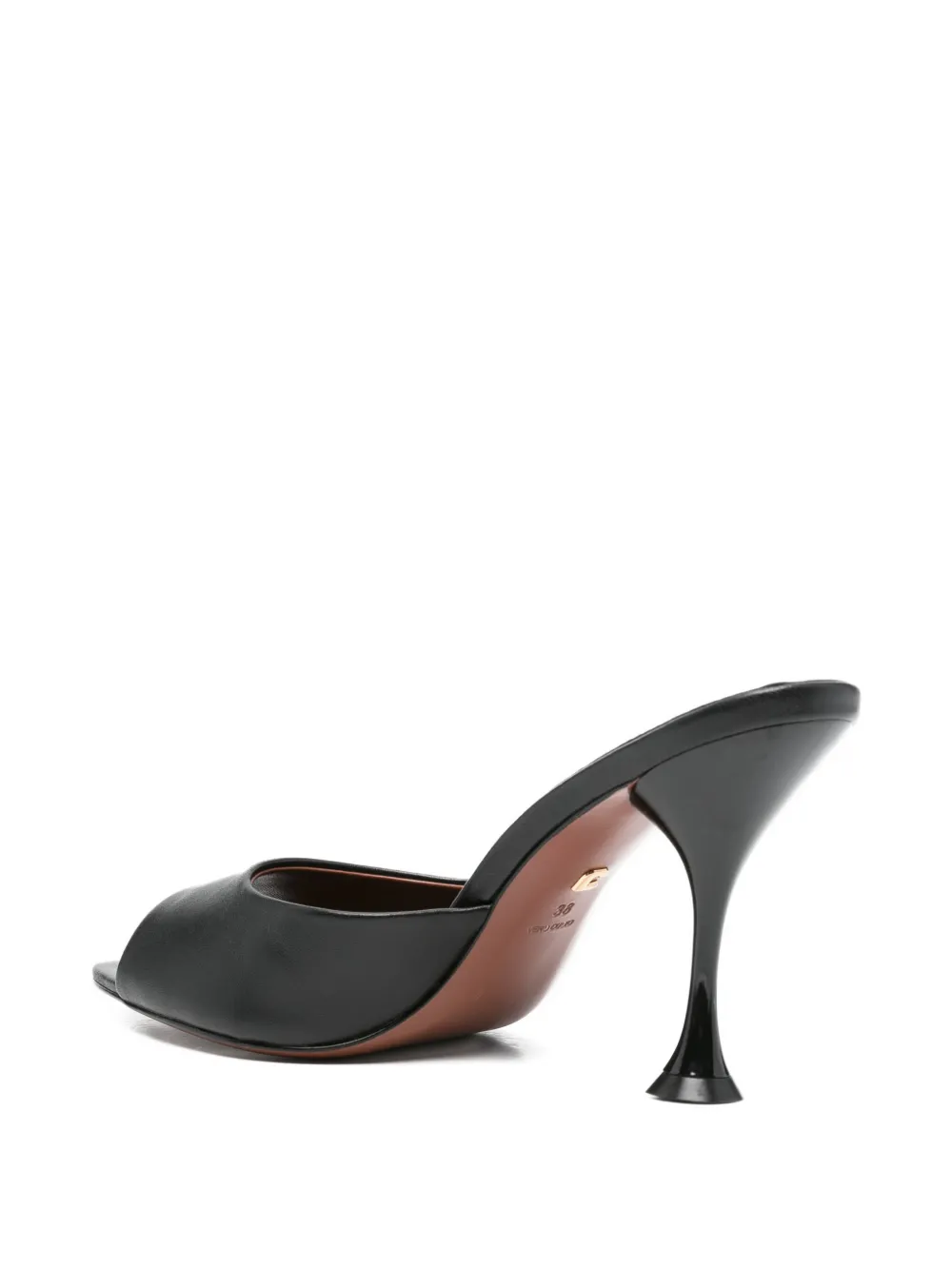 Lola Cruz Amelia sandalen met open neus Zwart