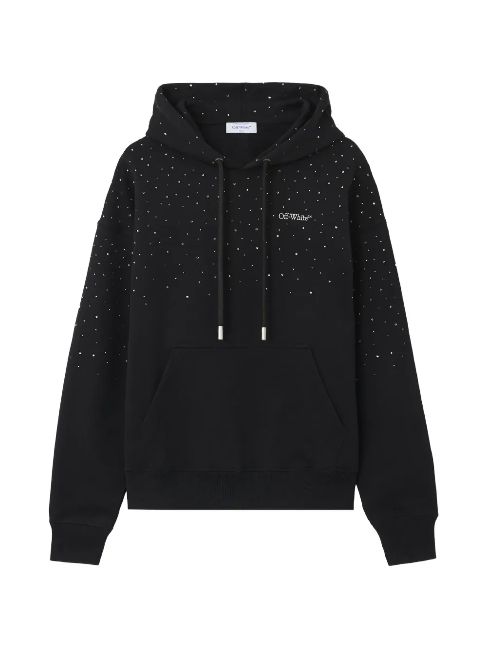 Off-White x Swarovski Skate embellished hoodie - Black