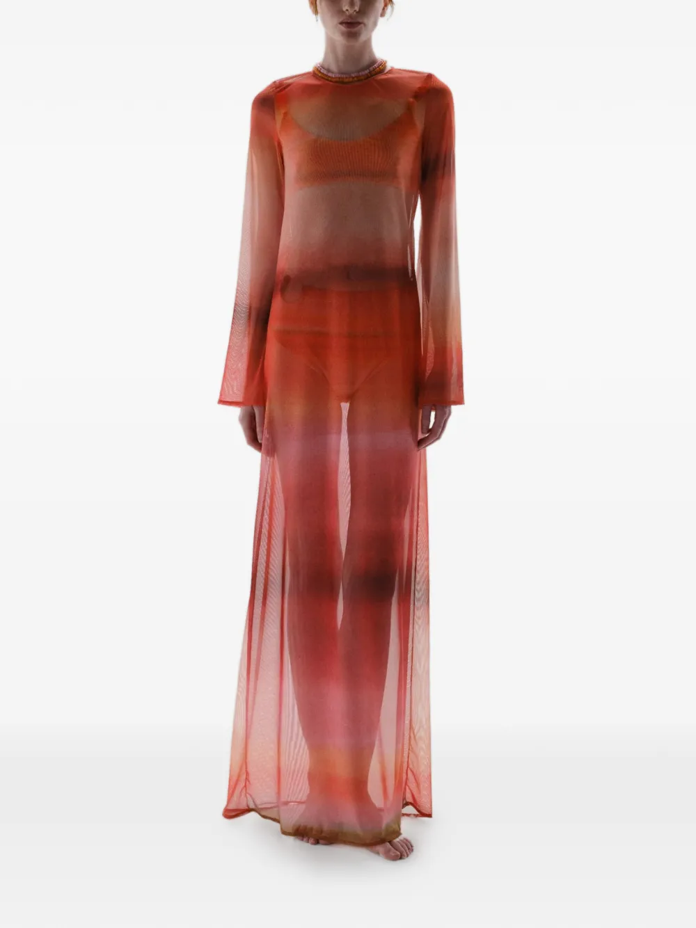 Baobab Nora tuniek met klokmouwen Rood