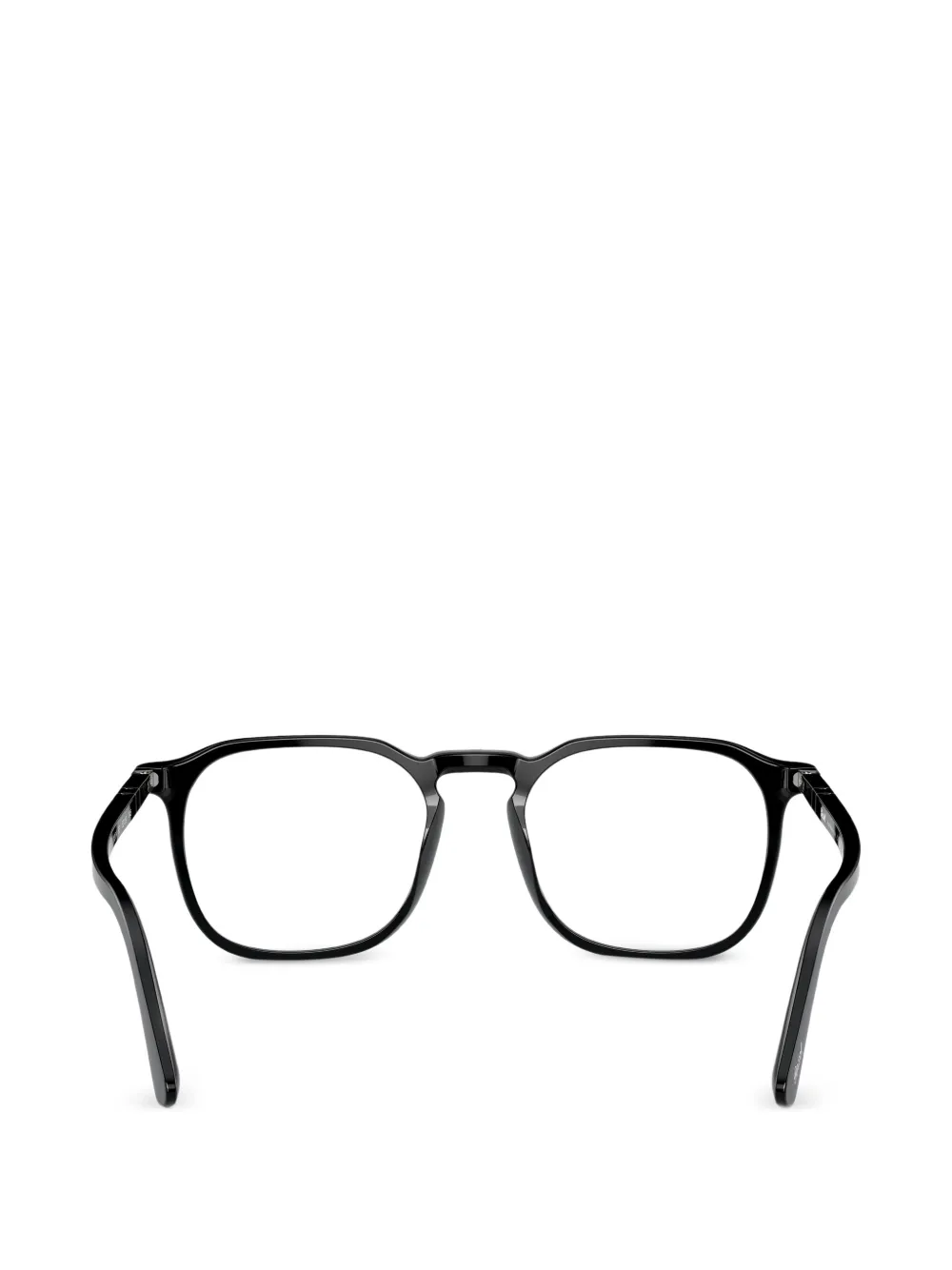 Persol Bril met vierkant montuur Zwart