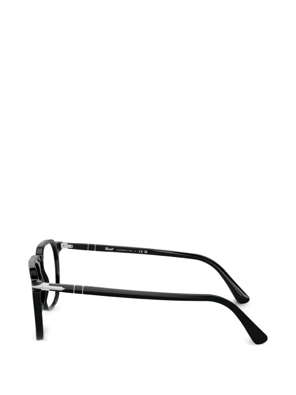 Persol Bril met vierkant montuur Zwart