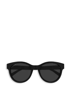 Gucci Eyewear Mask オーバーサイズ サングラス | ブラック | FARFETCH JP