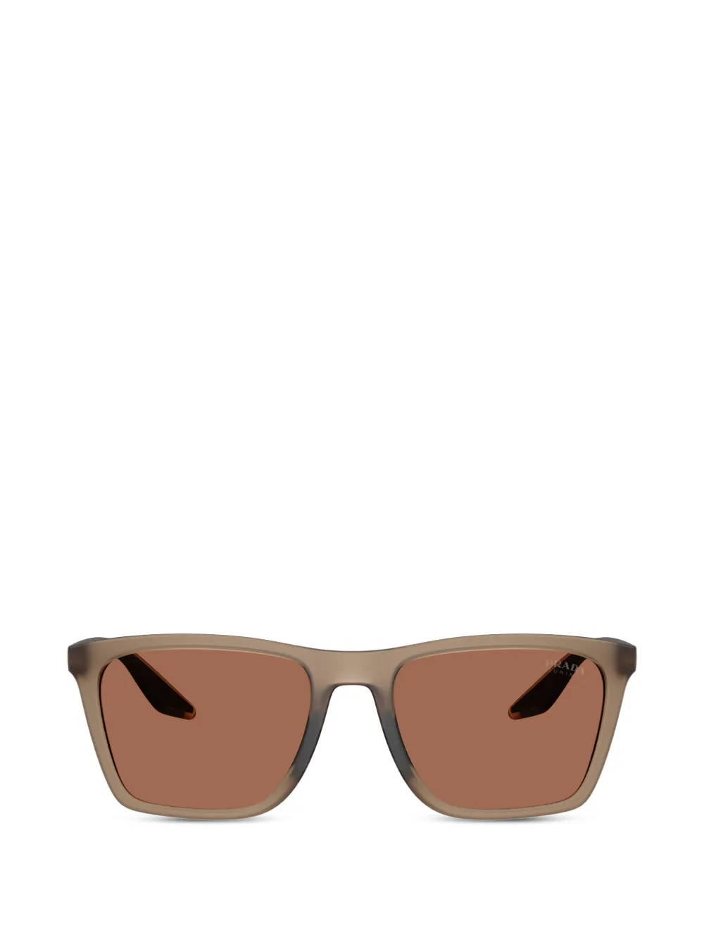 Prada Linea Rossa square-frame sunglasses - Marrone