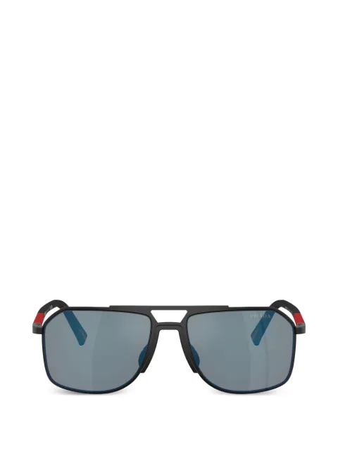 Prada Linea Rossa Sonnenbrille mit geometrischem Gestell
