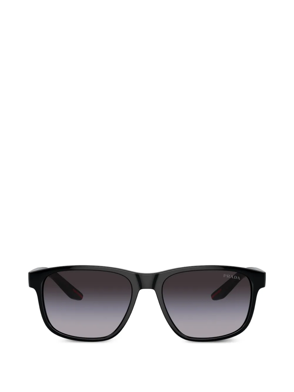 Prada Linea Rossa rectangle-frame sunglasses - Nero