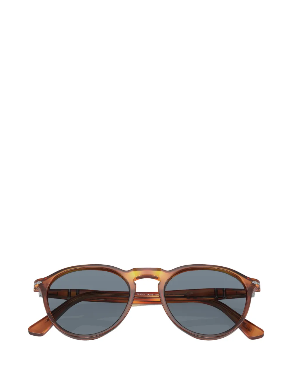 Persol Zonnebril met rond montuur Bruin