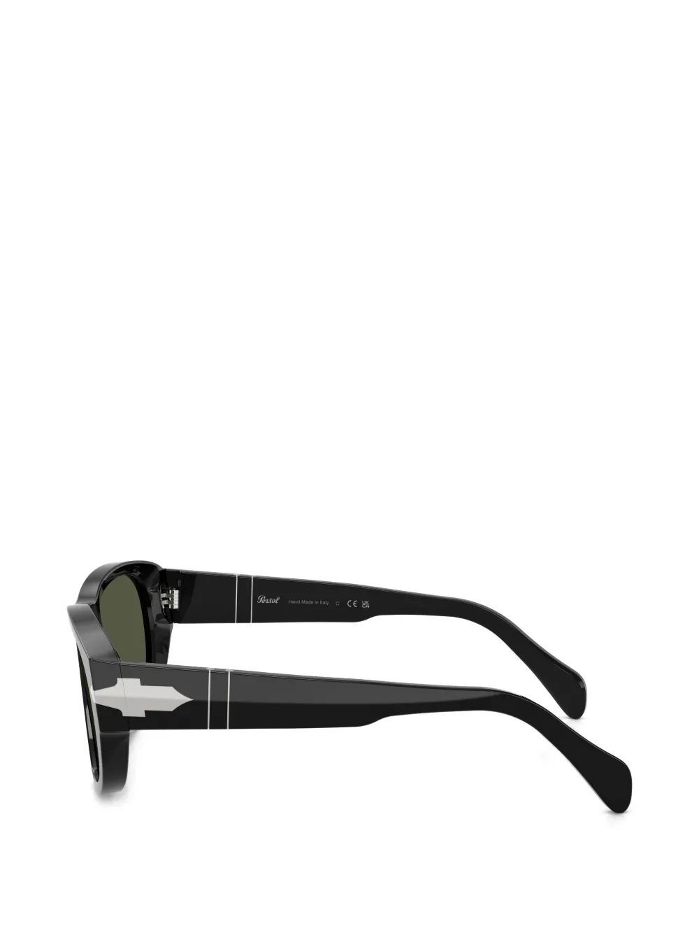 Persol Zonnebril met geometrisch montuur Zwart