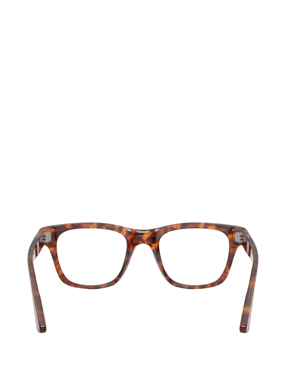 Persol Cecil bril met zilverkleurig detail Bruin