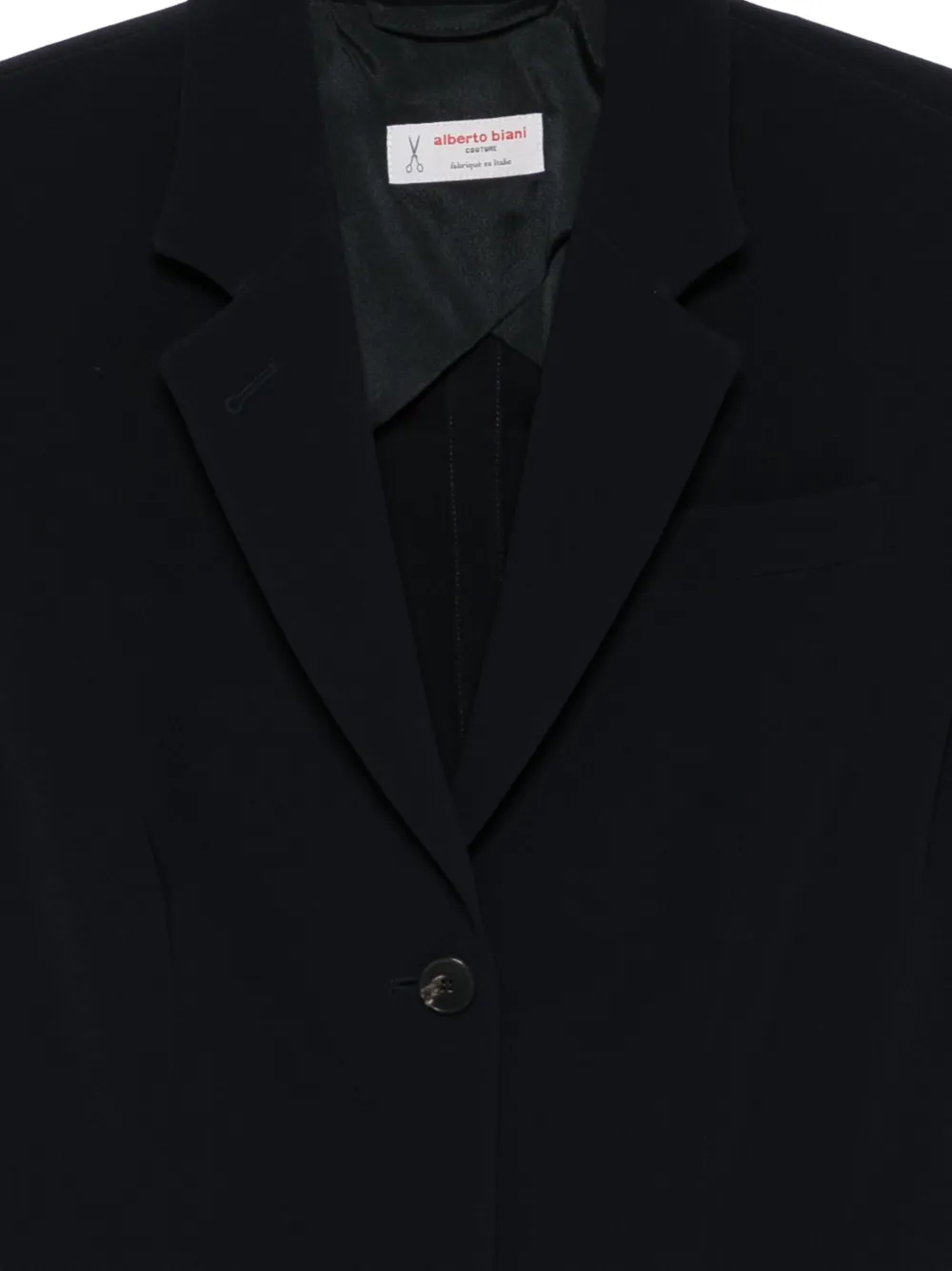 Classic-Lapel Patch-Pocket Blazer