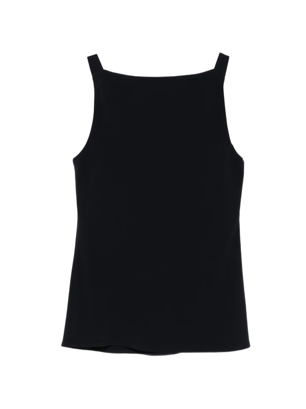  Alberto Biani Square-neck Top - Blue 
