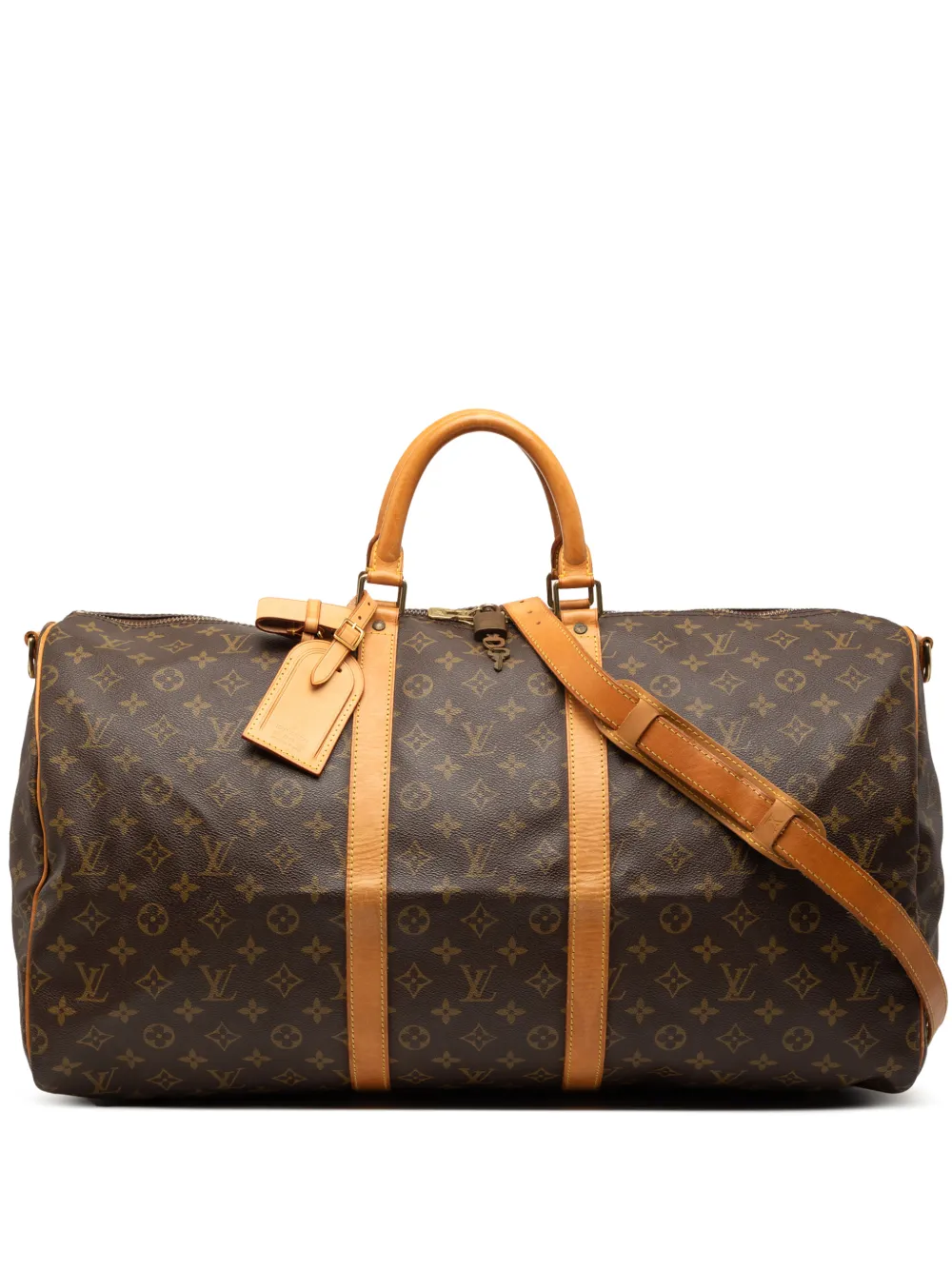 Louis Vuitton Pre-Owned 1994 Monogram Keepall Bandouliere 55 travel bag - Marrone