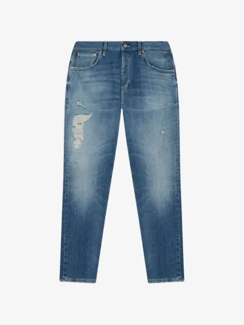 DONDUP jean à effet usé
