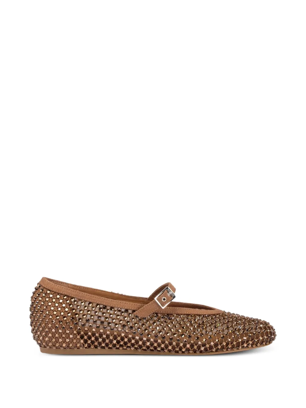Le Silla embellished strap ballet flats - Oro