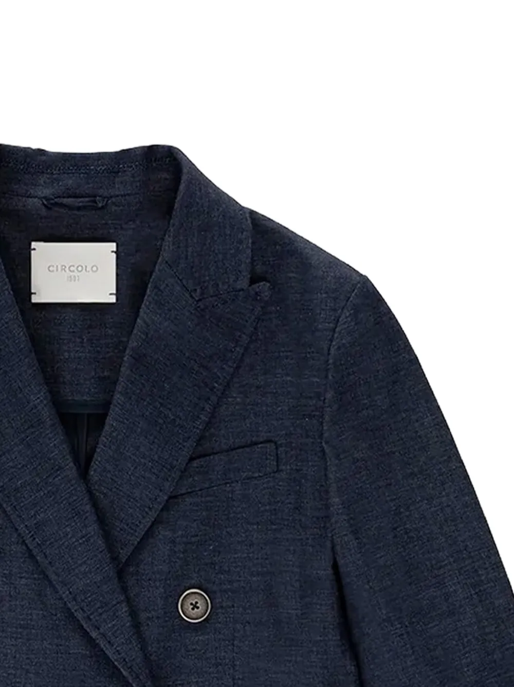 Circolo 1901 Double-breasted Blazer - Blue 