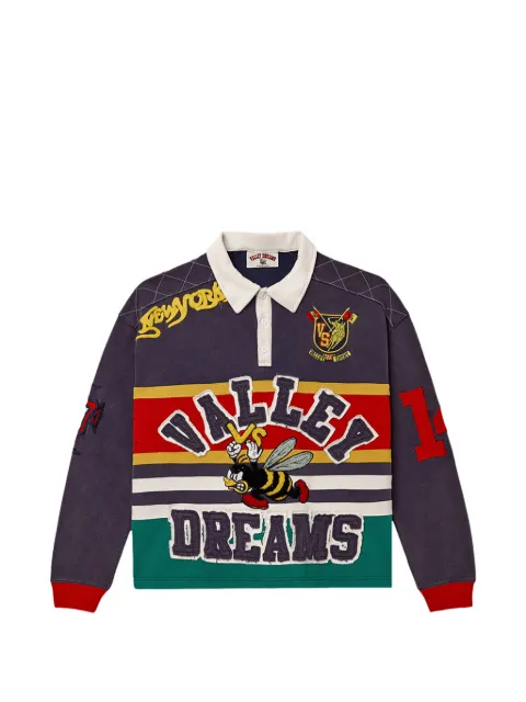 VALE FOREVER striped polo shirt