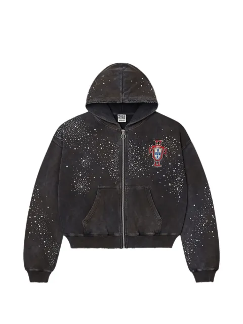 Vale Pluto Clustered zip-up hoodie