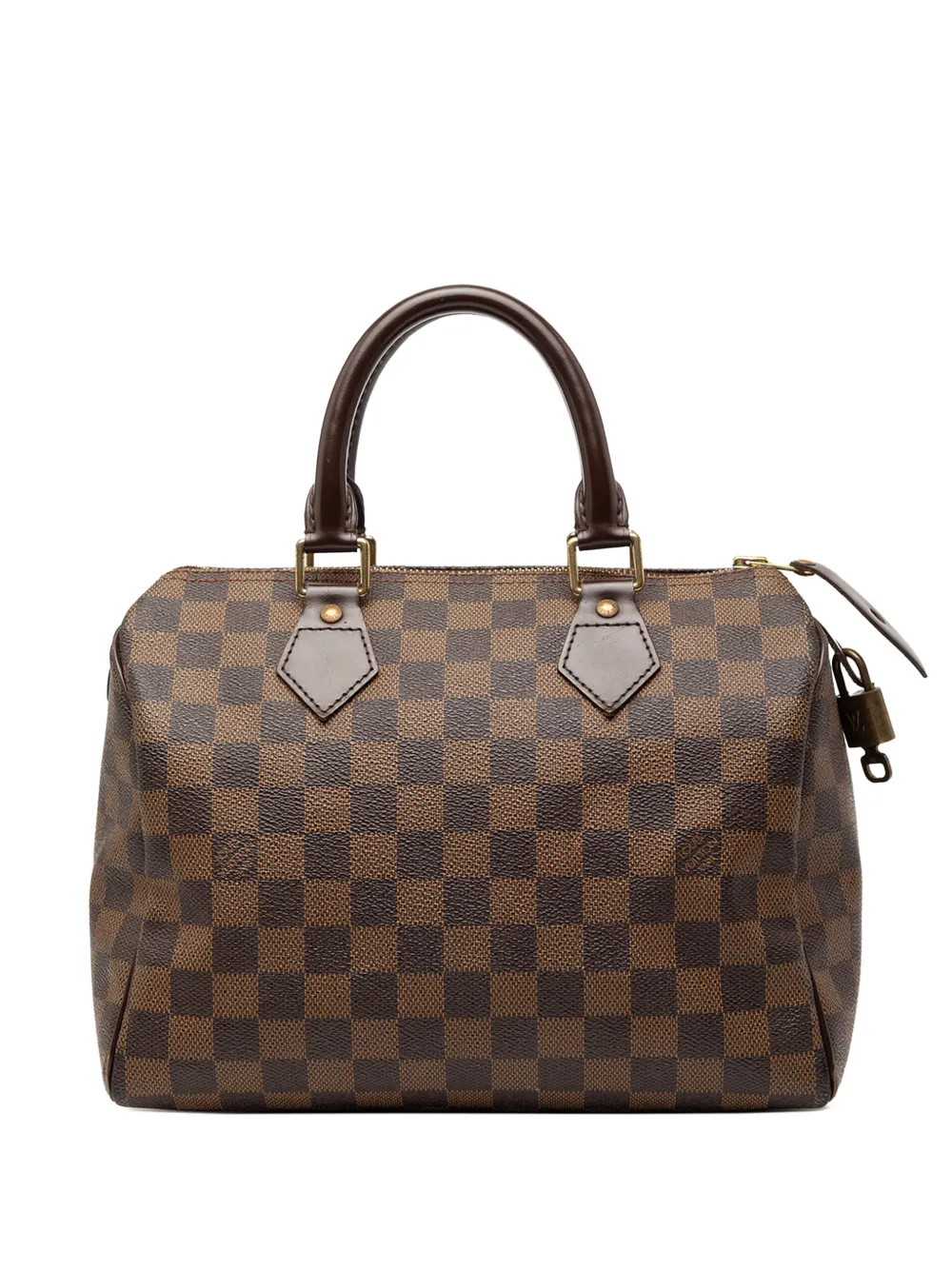 Louis Vuitton Pre-Owned 2007 Damier Ebene Speedy 25 boston bag - Marrone
