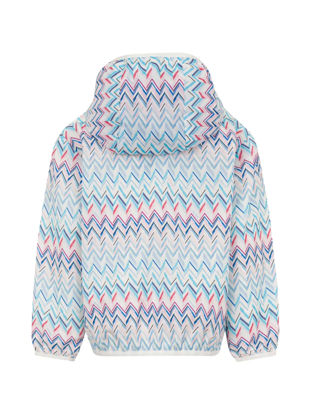  Missoni Kids Zig-zag-pattern Hooded Jacket - White 