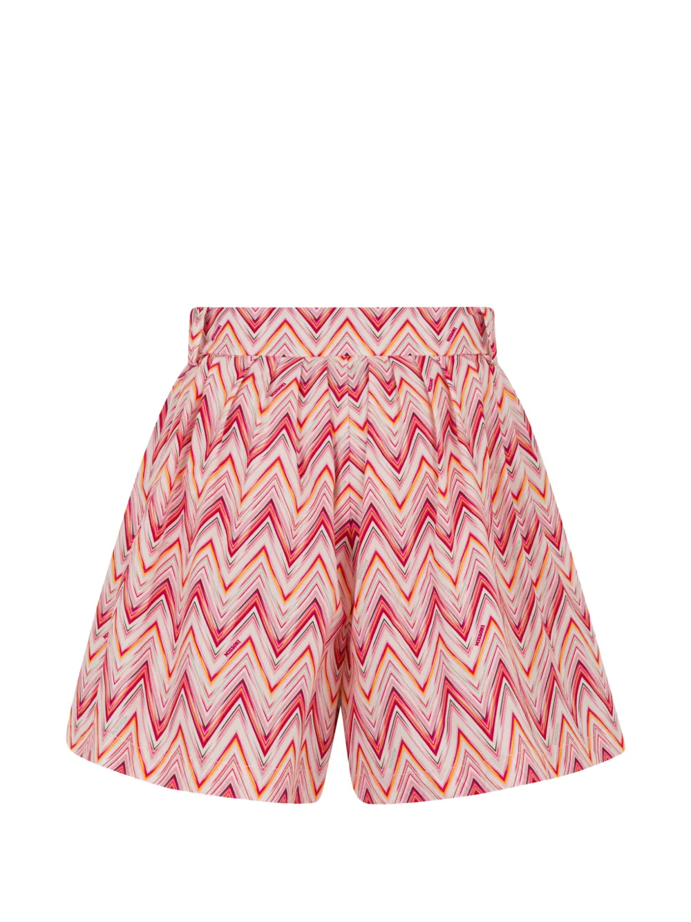  Missoni Kids Zigzag-pattern Shorts - Neutrals 