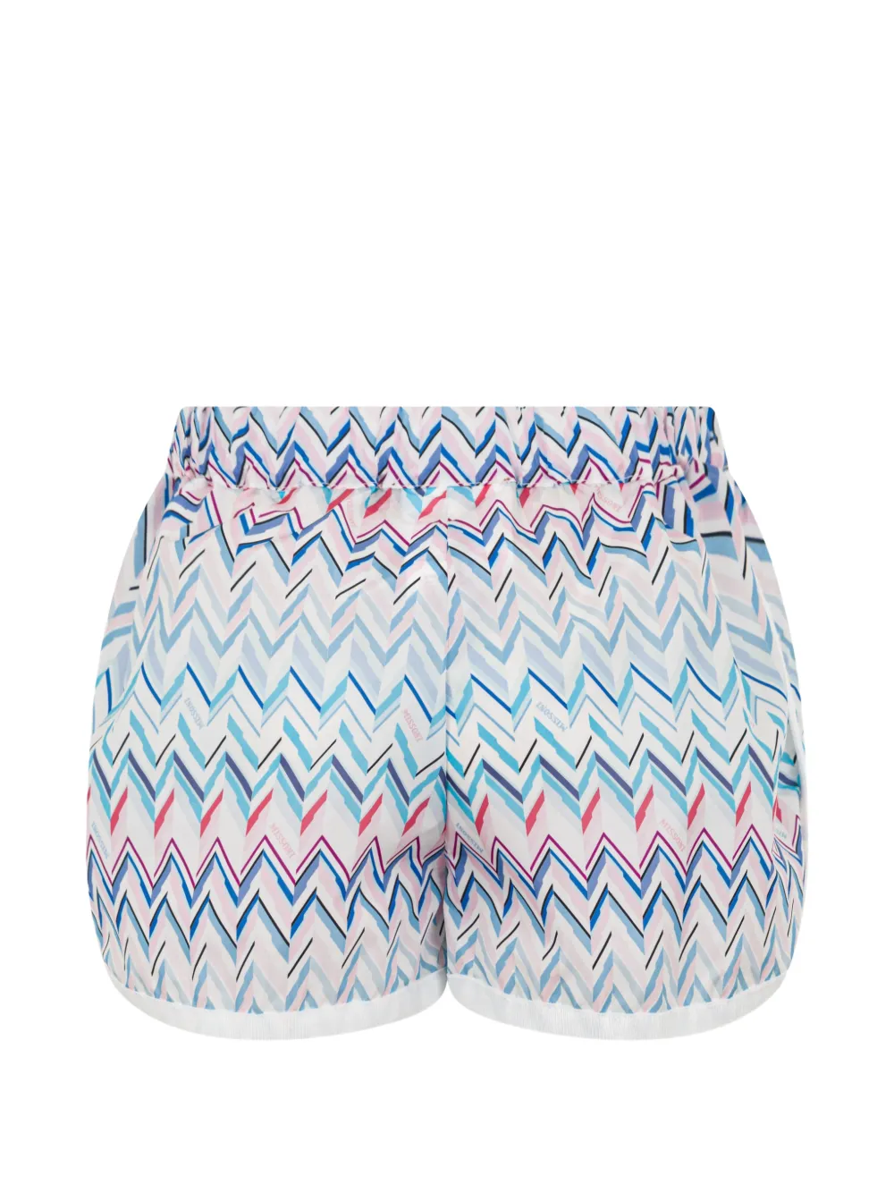  Missoni Kids Zig-zag-pattern Shorts - White 