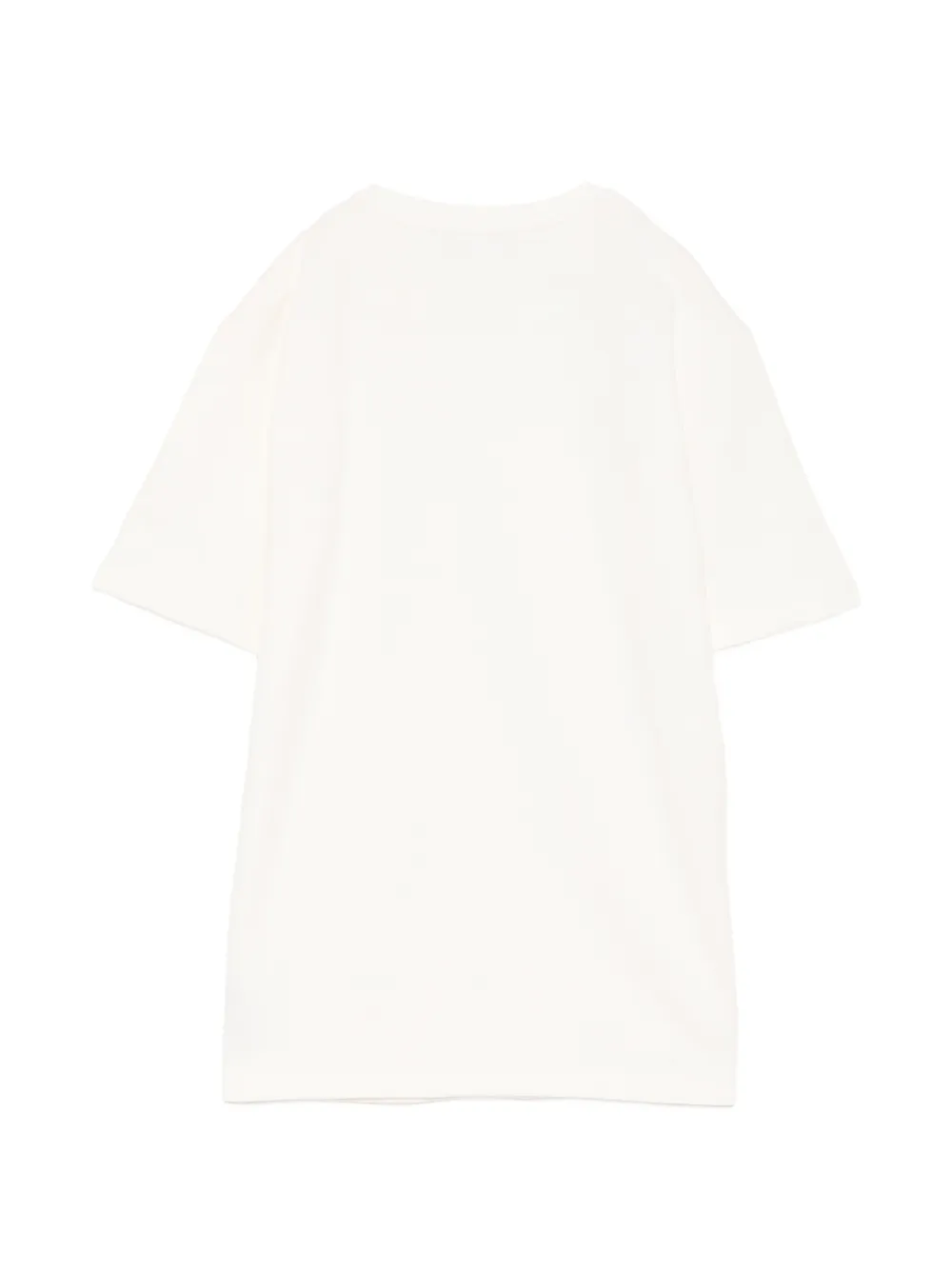 Balmain Kids Jurk met logoprint Beige