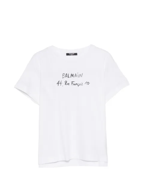 Balmain Kids lofo printed T-shirt