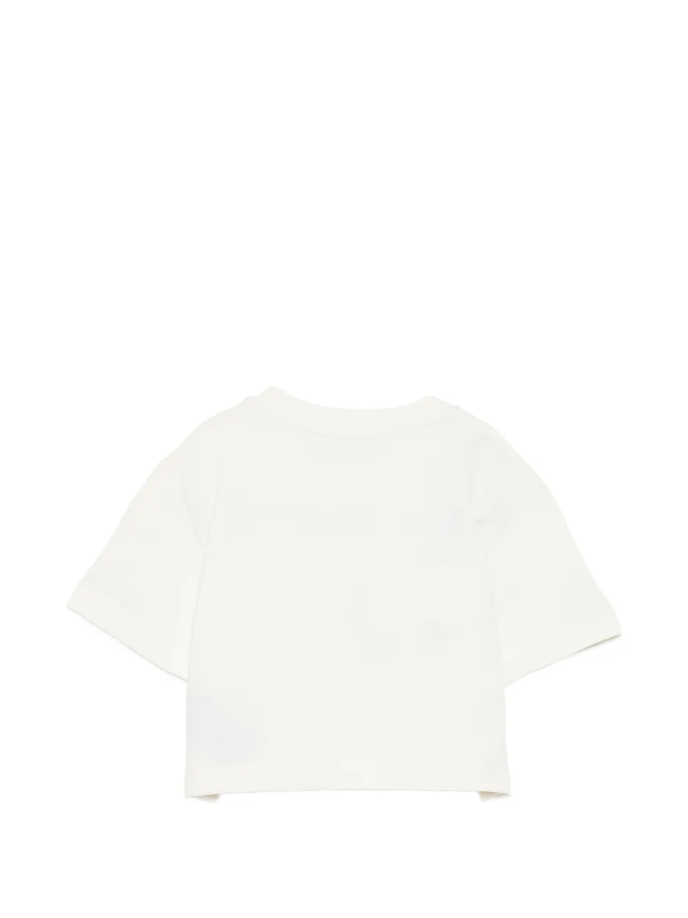 Balmain Kids T-shirt met logoprint Beige