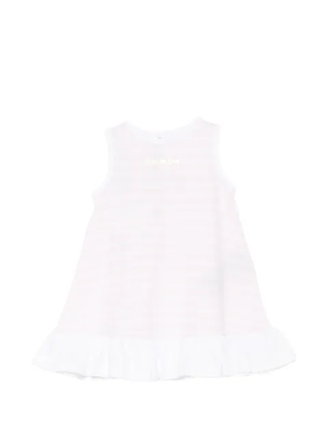 Balmain Kids cotton striped dress