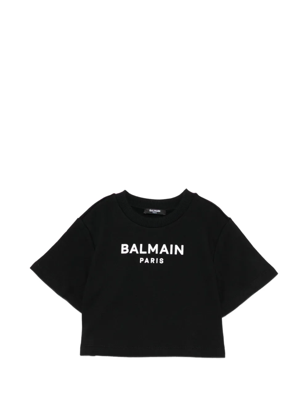 Balmain Kids logo-print T-shirt - Nero