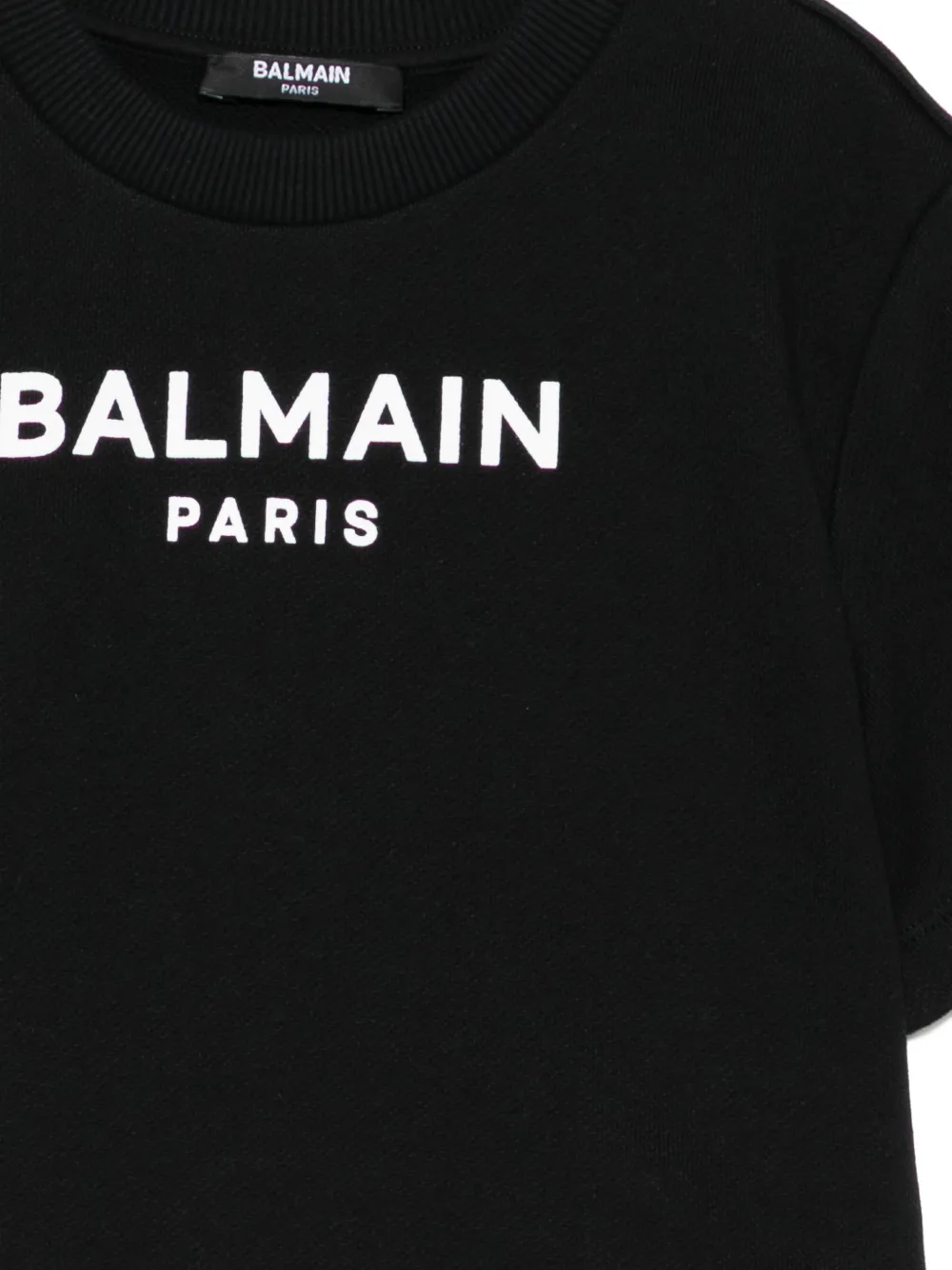 Balmain Kids T-shirt met logoprint Zwart