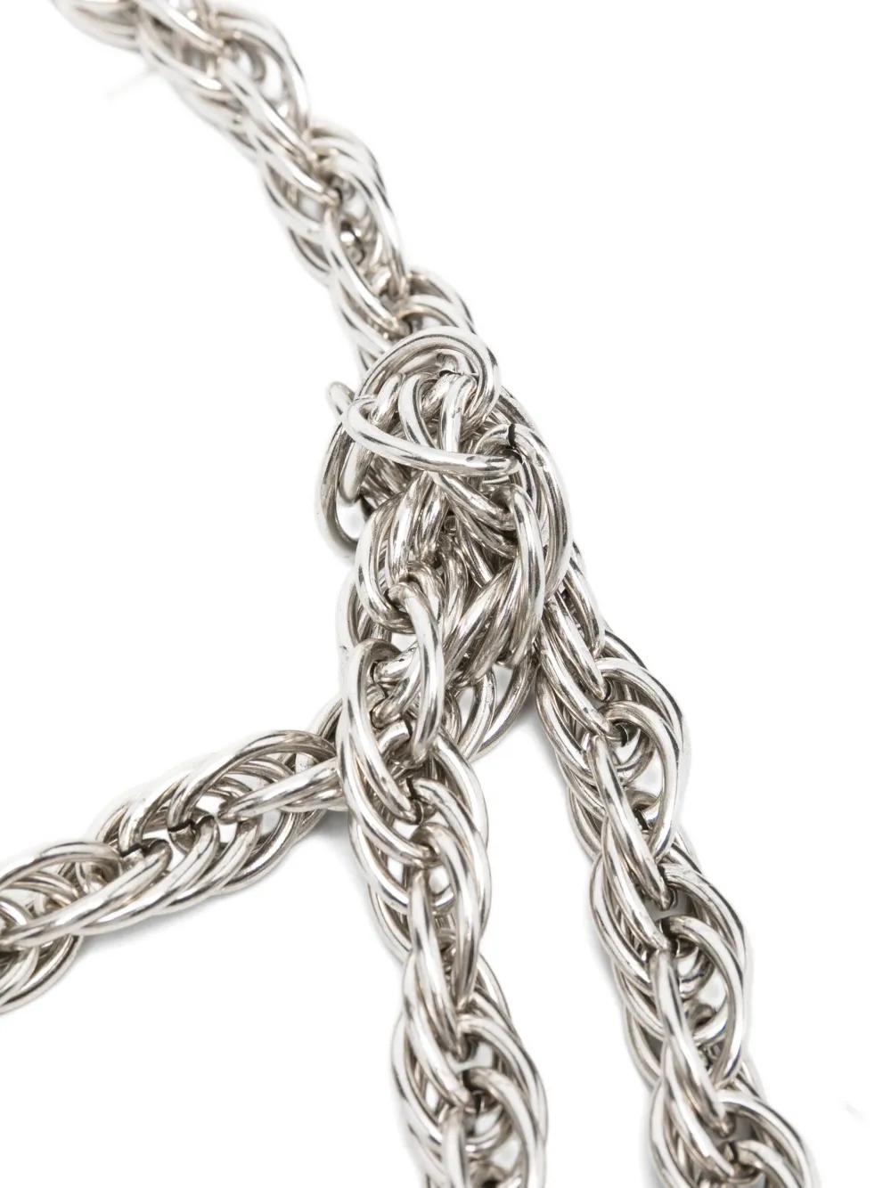  Etro Tassel Chain Belt - Silver 