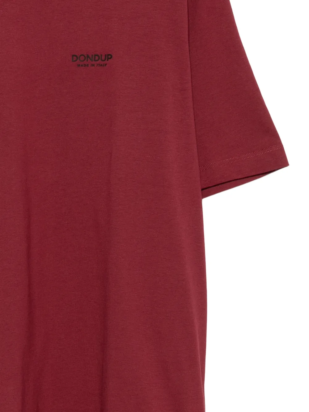 DONDUP logo-detail cotton T-shirt Rood