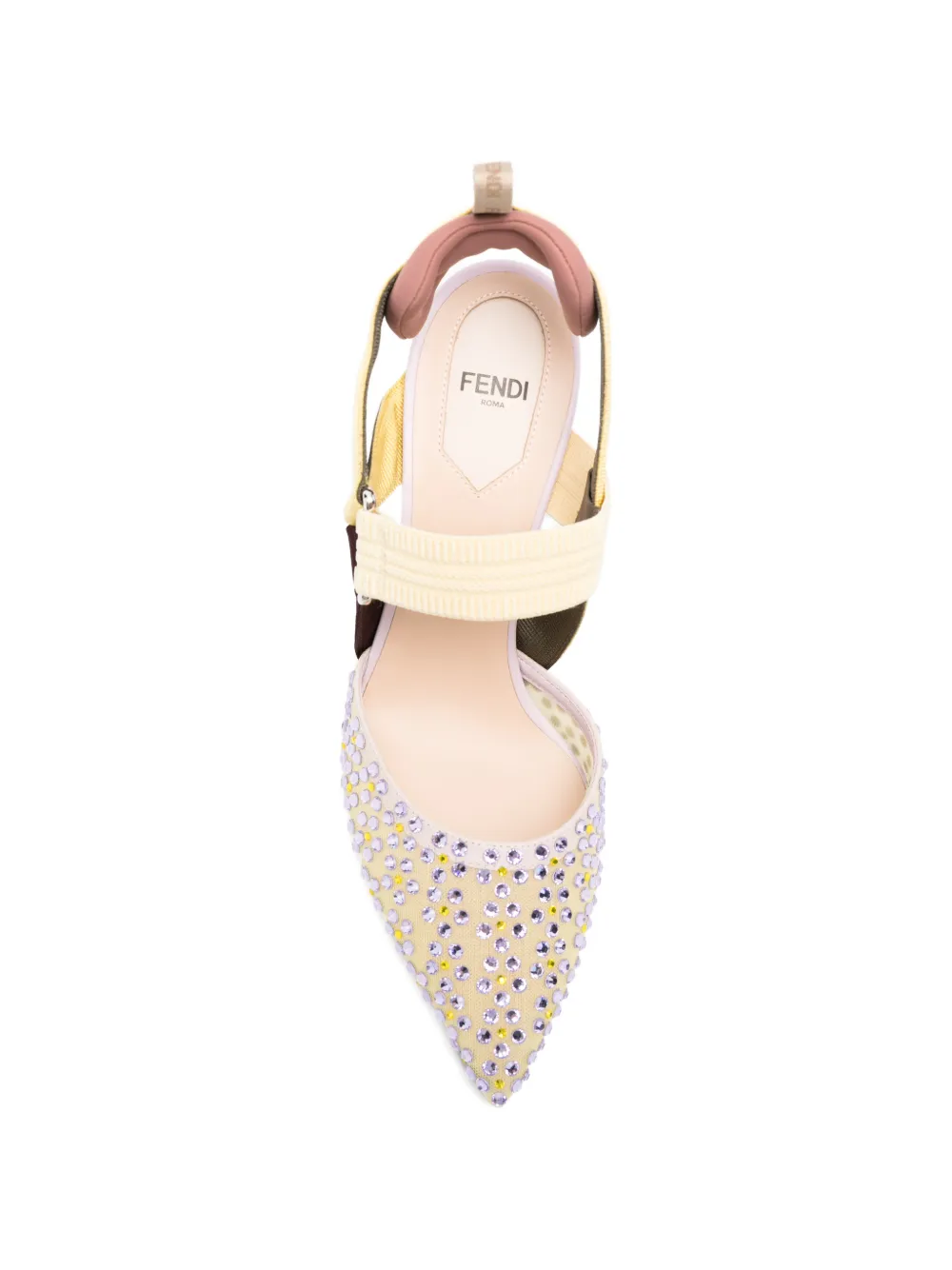 FENDI Colibrì verfraaide pumps Beige