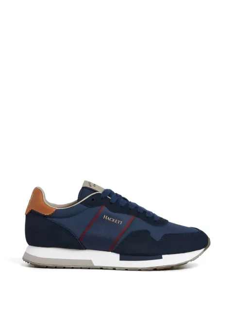 Hackett suede panelled sneakers