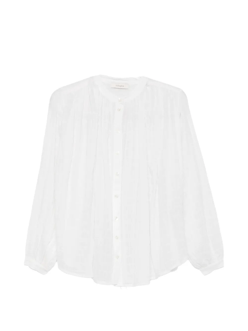 JcSophie Lane gathered blouse - Bianco