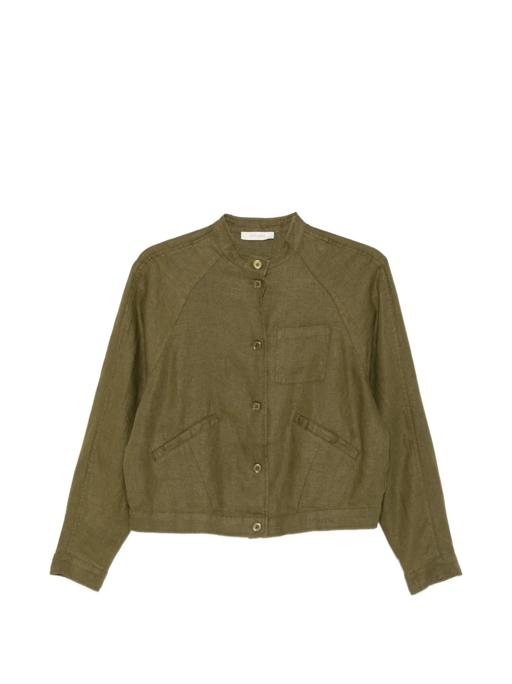 JcSophie Latvia Jacke mit geknöpften Taschen - Grün