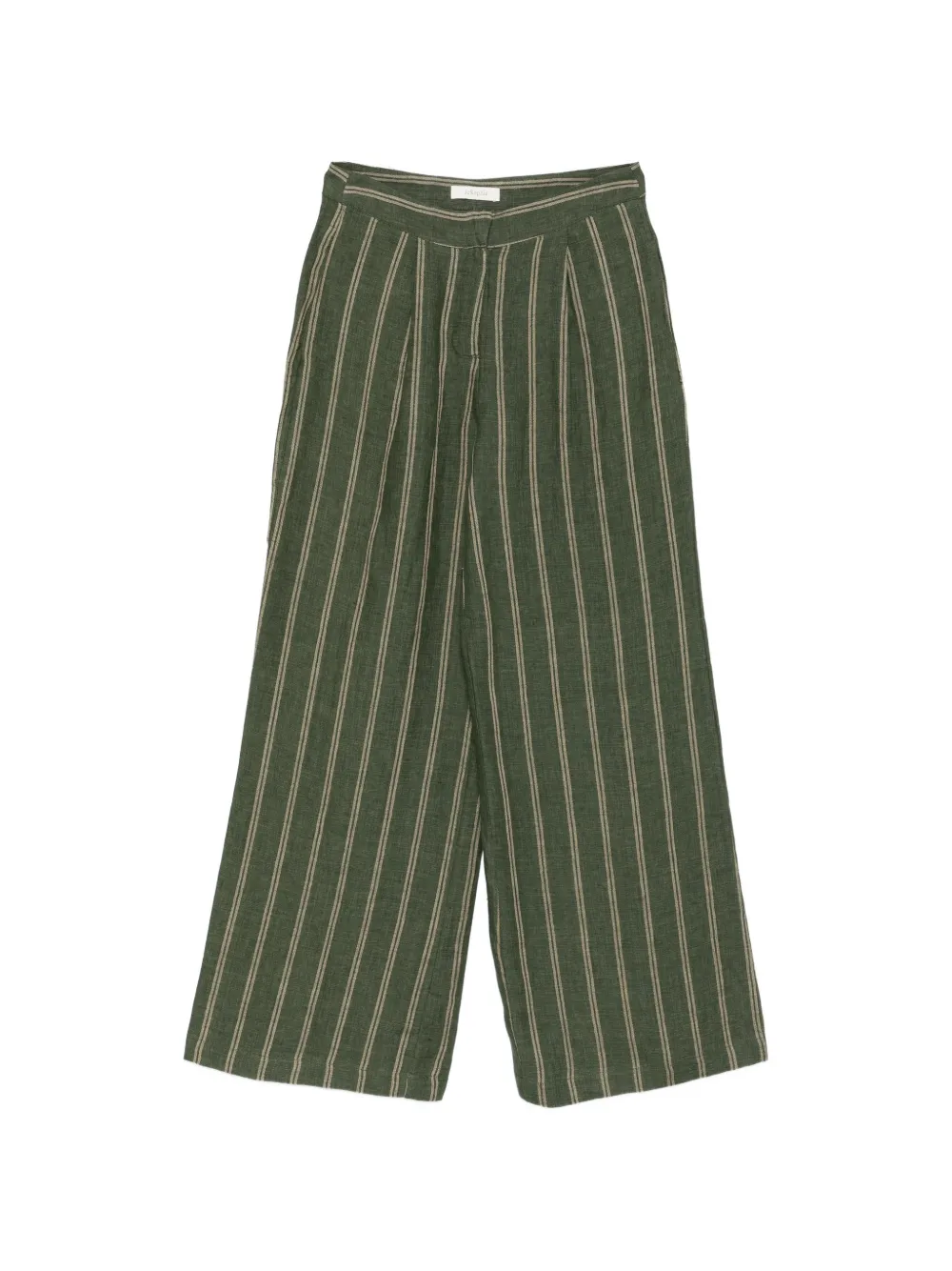 JcSophie Leroy striped palazzo pants - Verde