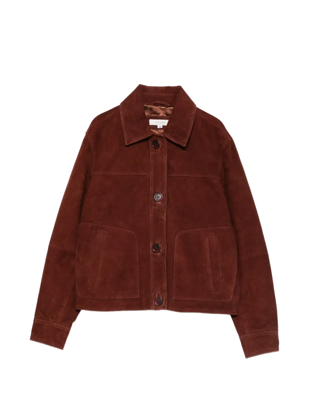 JcSophie Livorno buttoned jacket - Marrone