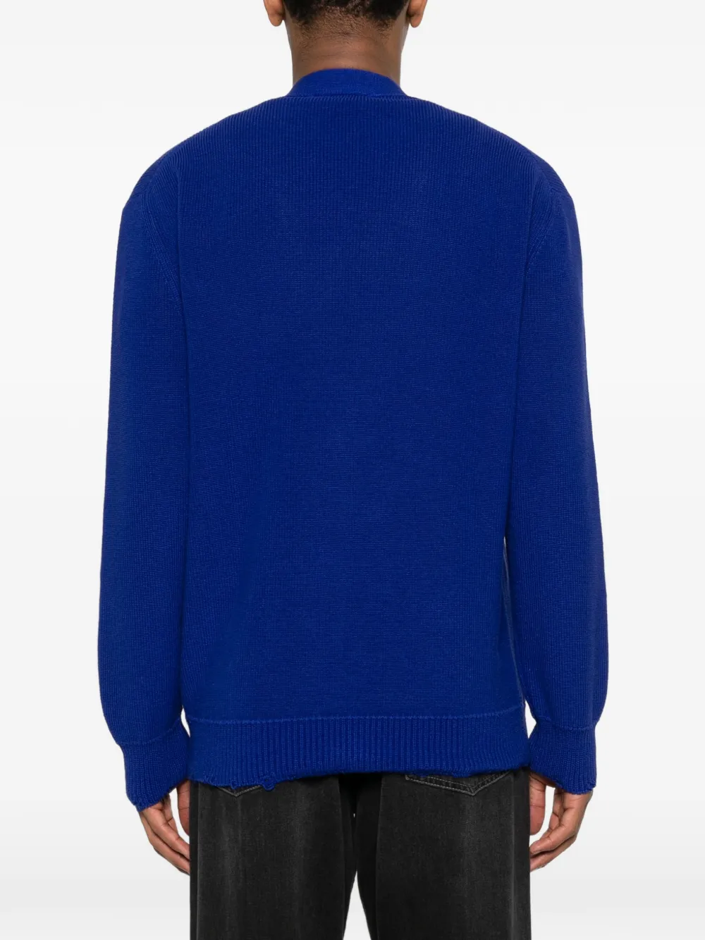 Notched-Pocket Cardigan
