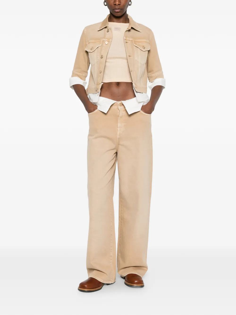  7 For All Mankind Button-fastening Jacket - Neutrals 