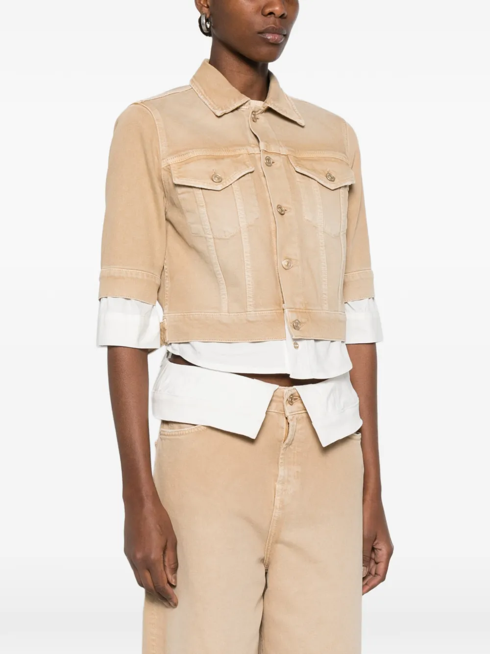  7 For All Mankind Button-fastening Jacket - Neutrals 