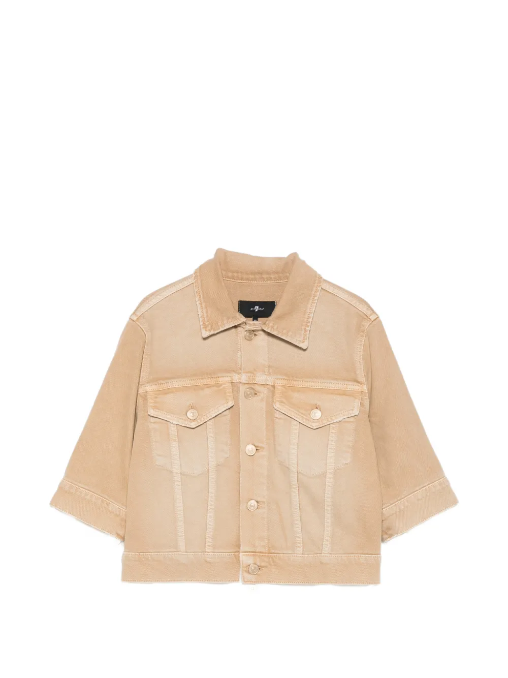 7 For All Mankind button-fastening jacket - Toni neutri
