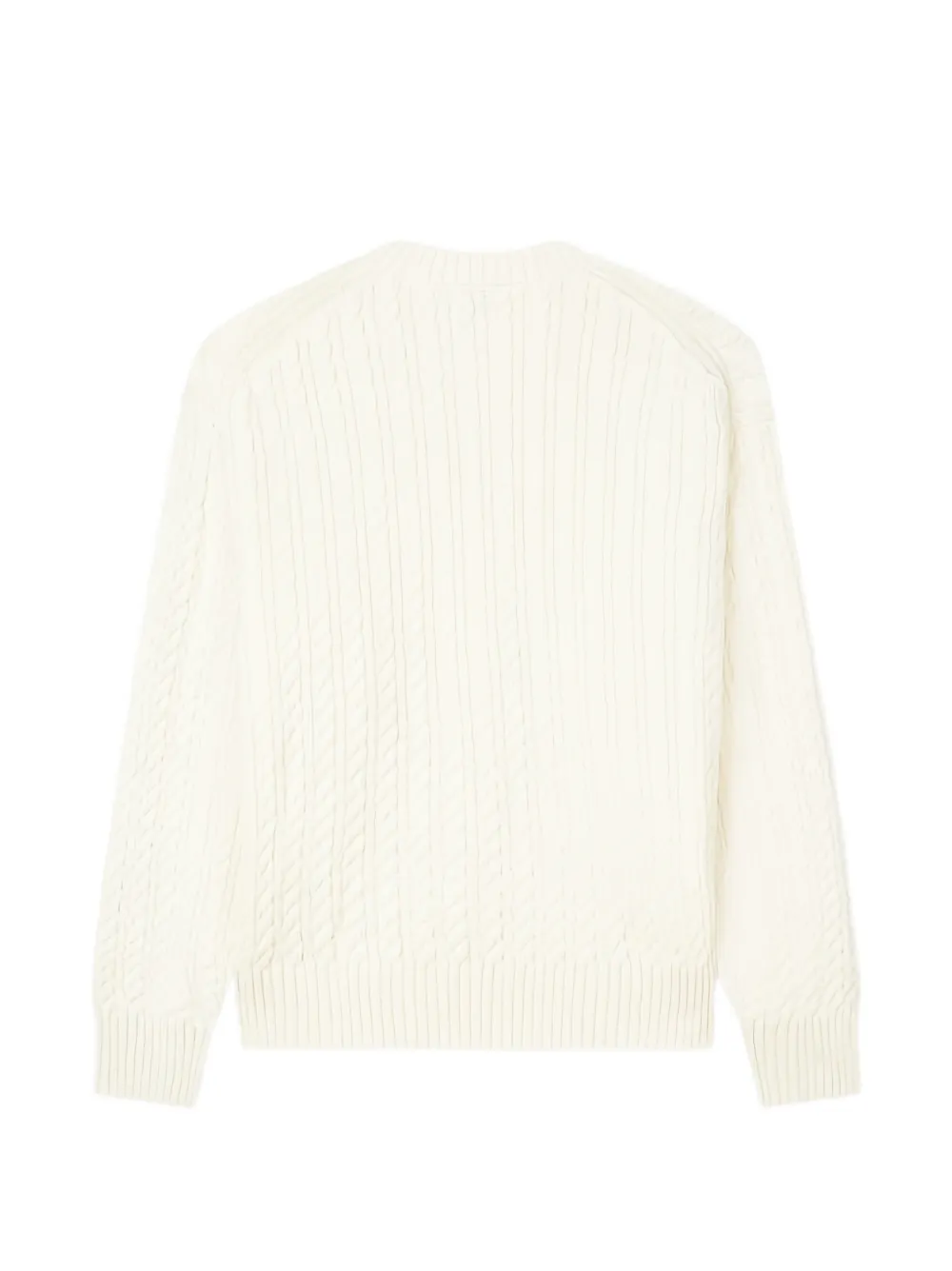 Kenzo Boke Flower kabelgebreide trui Beige