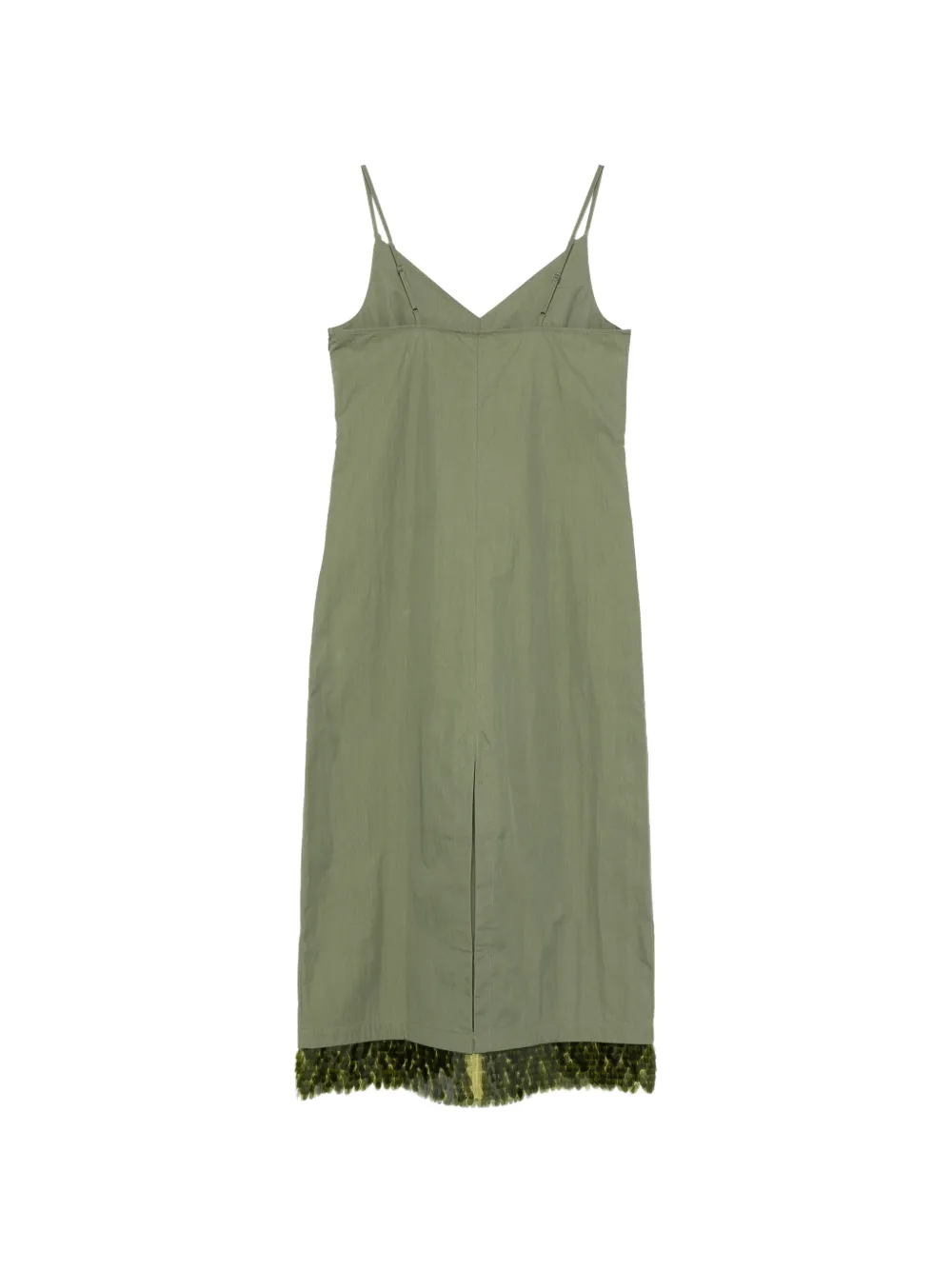 Baum Und Pferdgarten V-neck Beaded Dress - Green 