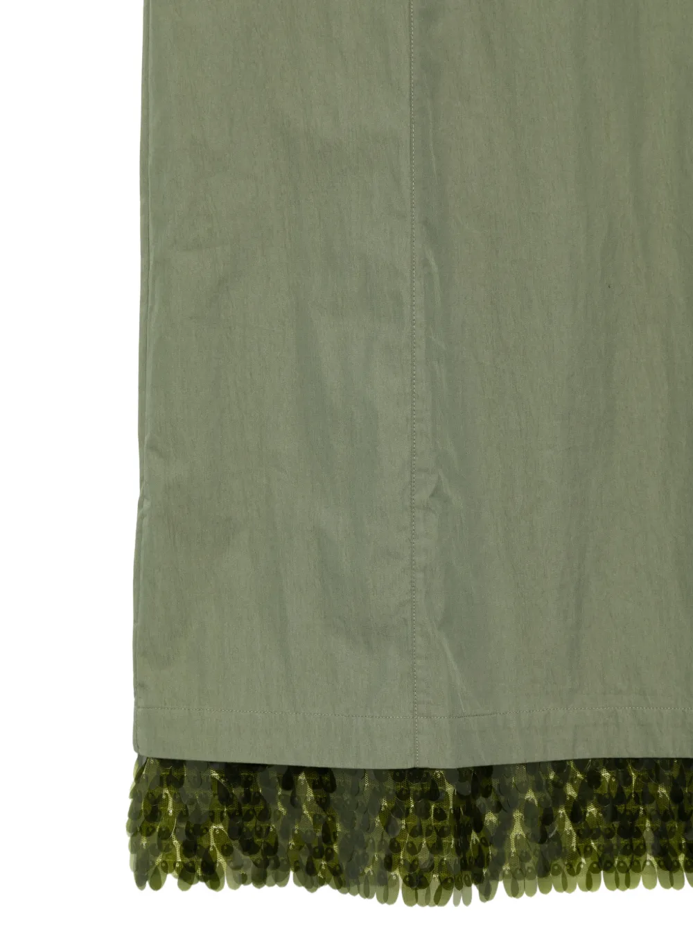  Baum Und Pferdgarten V-neck Beaded Dress - Green 