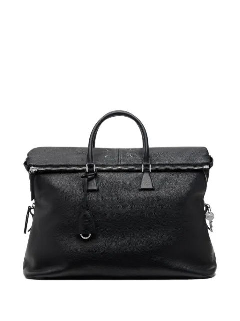 Maison Margiela XL 5AC zip leather tote bag
