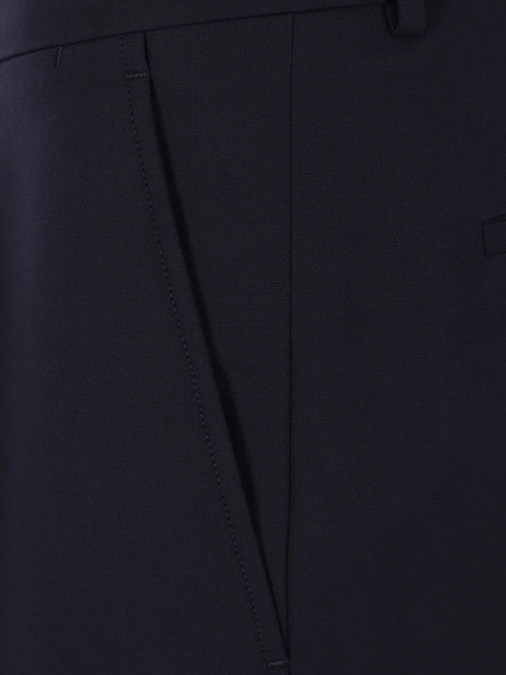 Caruso Broek met details Blauw